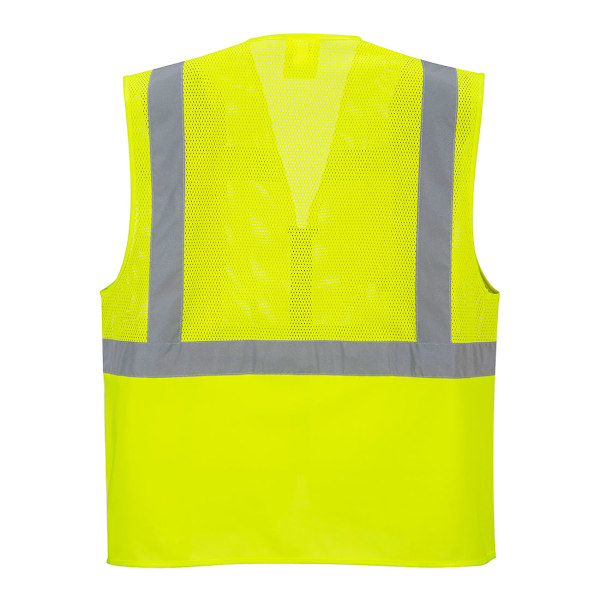 Portwest Madrid Mesh Hi-Vis Väst M Gul Yellow M