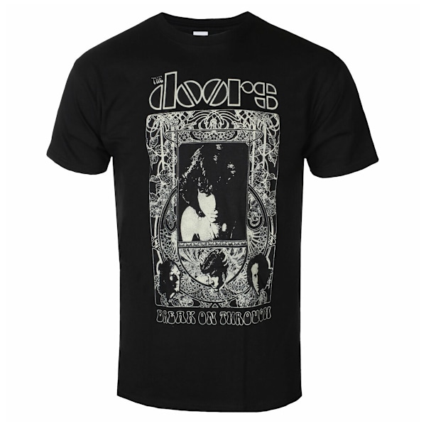 The Doors Unisex Adult Nouveau Bomull T-Shirt L Svart Black L