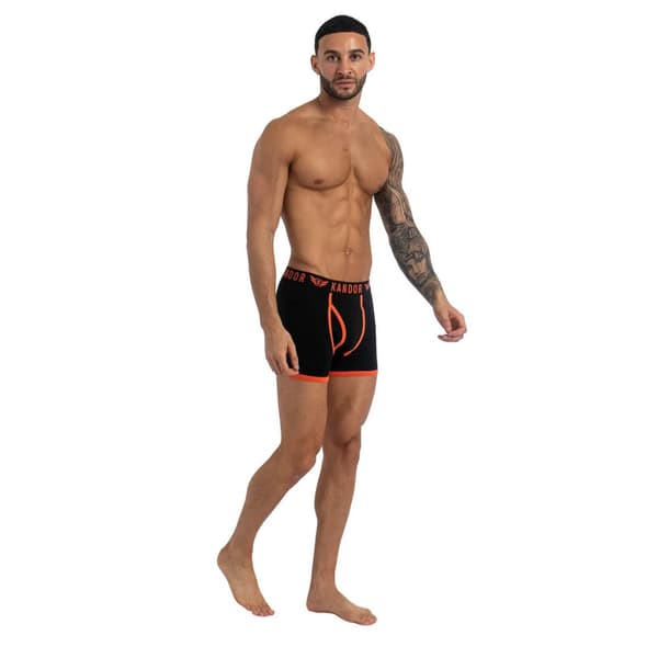 Kandor Florid Boxershorts för män (7-pack) L Gul Yellow L