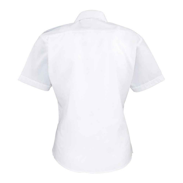 Premier Dam/Dam Short-Sleeved Pilot Shirt 16 UK White White 16 UK