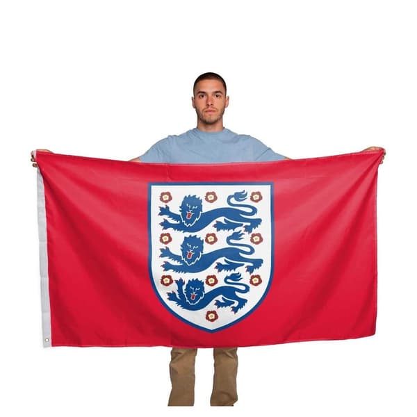 England Three Lions Flag One Size White White One Size