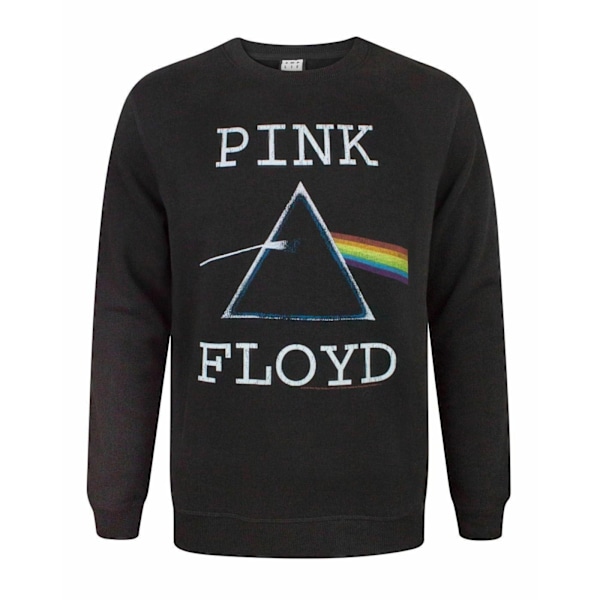 Amplified Mens Dark Side Pink Floyd Sweatshirt S Svart Black S