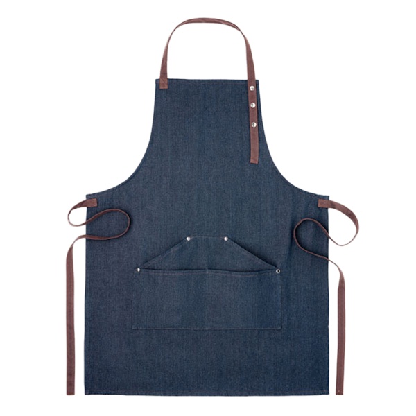 MidOcean Denipur Justerbart Denimförkläde One Size Blå Blue One Size