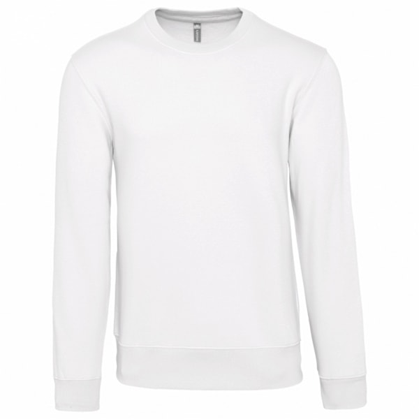 Kariban Herr Crew Neck Sweatshirt L Vit White L