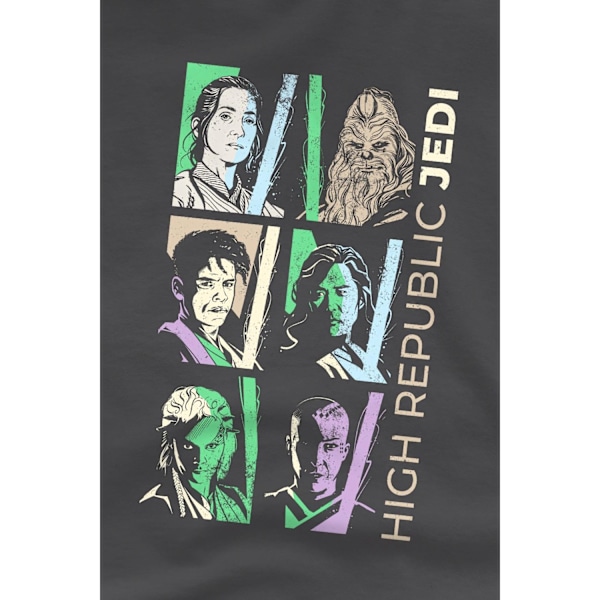 Star Wars: The Acolyte Barn/Barn Höga Republiken Jedi Pastell Charcoal 9-10 Years