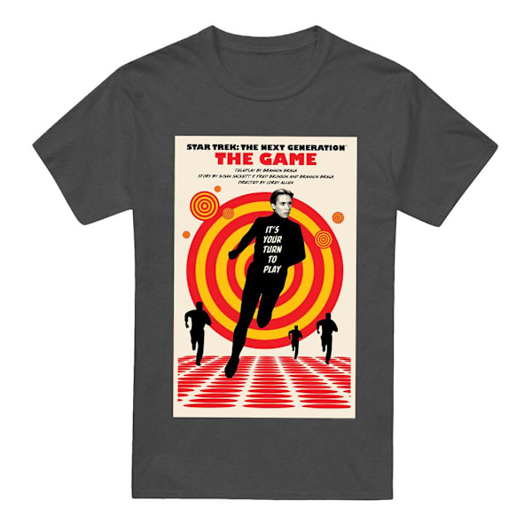 Star Trek Unisex Vuxen The Next Generation Säsong 5 Avsnitt 6 T-shirt Charcoal M