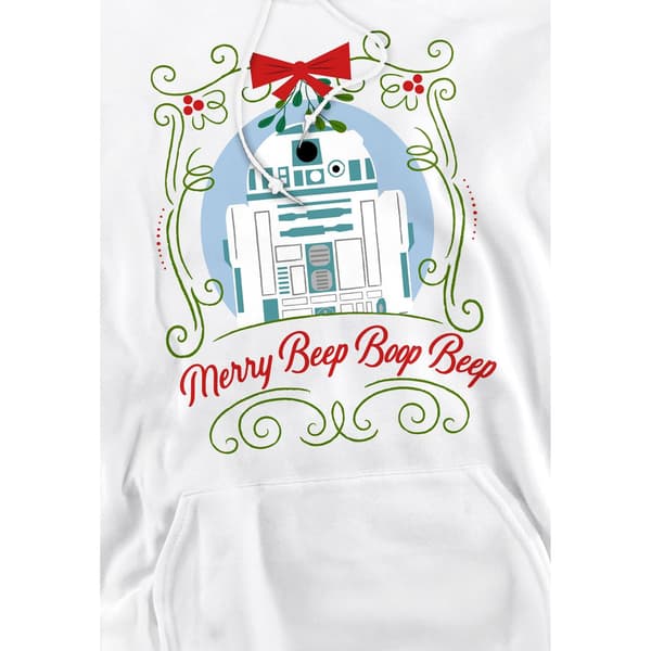 Star Wars Herr Merry Beep Boop Beep R2-D2 Julhuvtröja L Vit White L