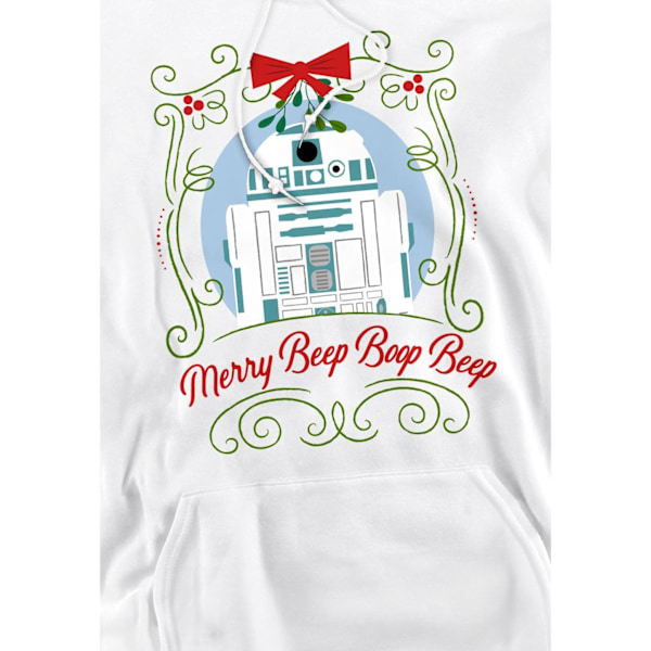 Star Wars Herr Merry Beep Boop Beep R2-D2 Julhuvtröja M Wh White M