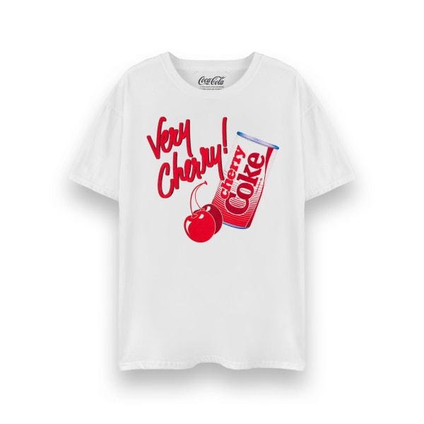 Coca-Cola Dam/Dam Very Cherry Cherry Coke T-Shirt 3XL Whi White 3XL