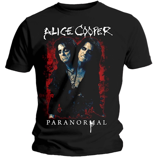 Alice Cooper Unisex Vuxen Paranormal Splatter T-Shirt S Svart Black S