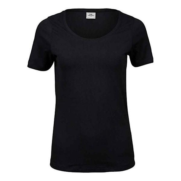 Tee Jays Dam/Kvinnor Stretch T-Shirt S Svart Black S