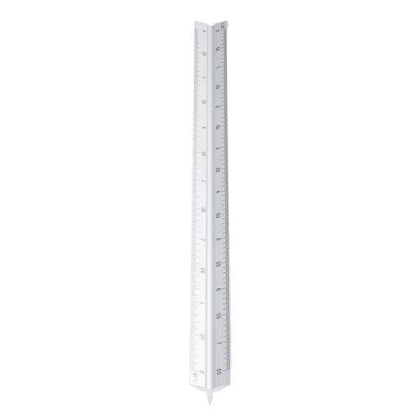 XD Collection Triangel Aluminium Linjal One Size Silver Silver One Size
