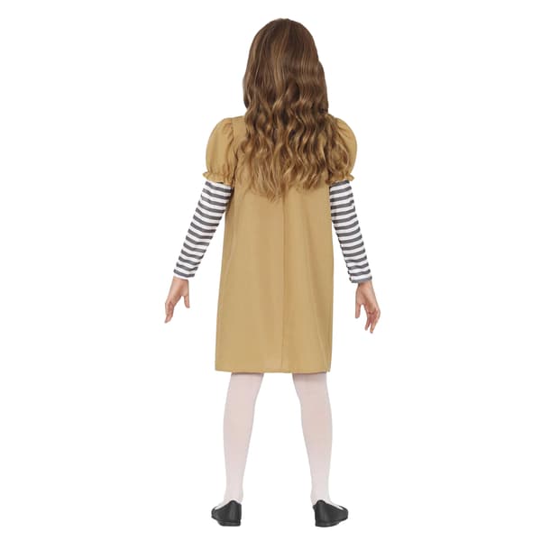 Fiestas Guirca Barn/Barn Psycho Dockdräkt 5-6 År Beige Beige 5-6 Years
