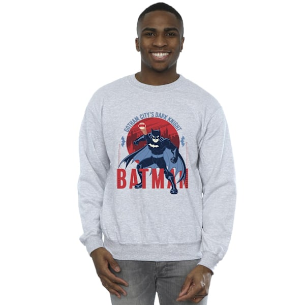 DC Comics Herr Batman Gotham City Sweatshirt XL Sports Grey Sports Grey XL