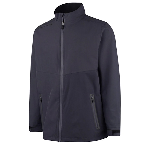 Island Green Herr Stretch Golf Vattentät Jacka L Charcoal/Bla Charcoal/Black L