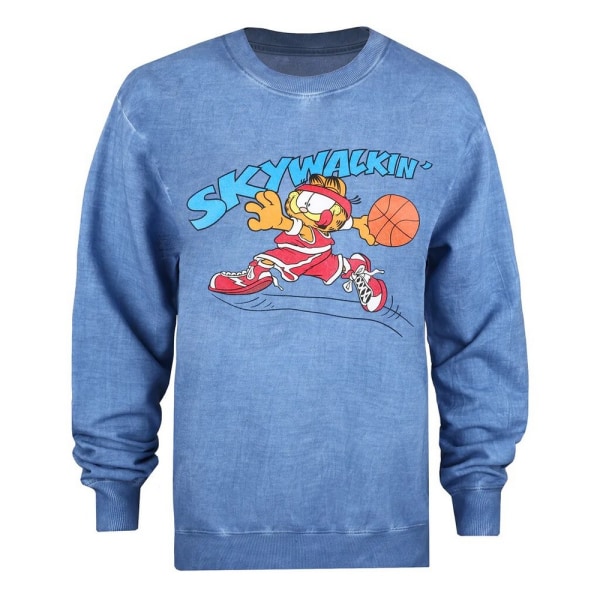 Garfield Dam/Dam Skywalkin Washed Sweatshirt S Vintage Bl Vintage Blue/Red S