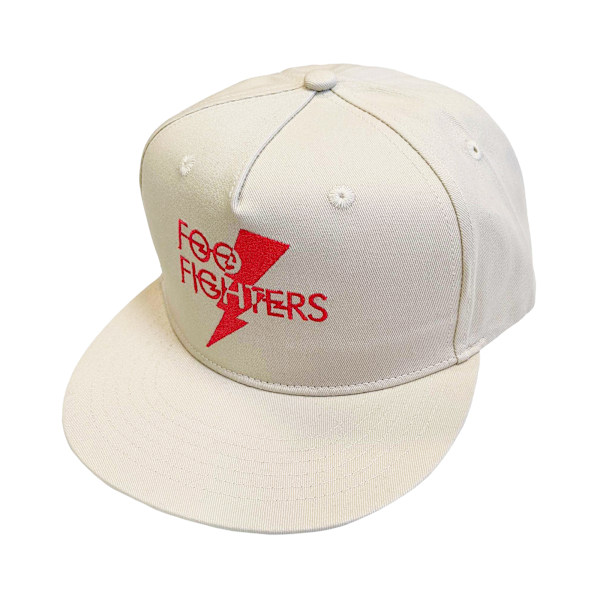 Foo Fighters Unisex Adult Flash Logo Snapback Cap One Size Sand Sand One Size
