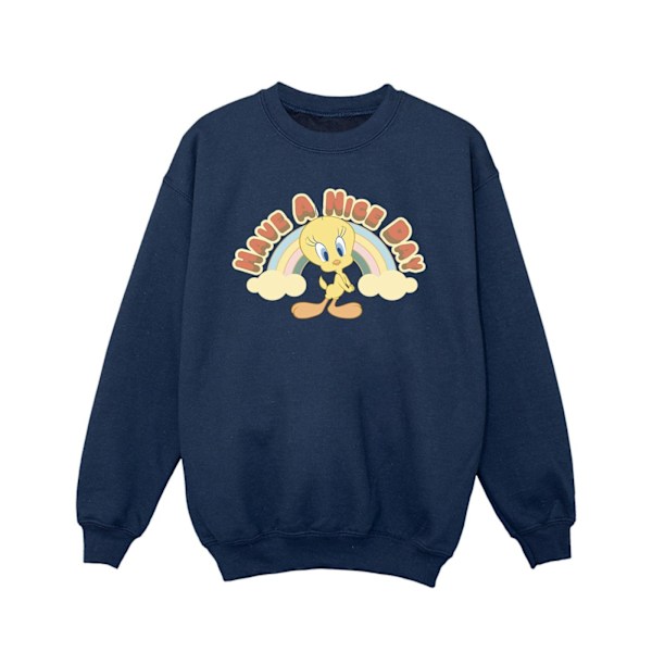 Looney Tunes Girls Have A Nice Day Sweatshirt 12-13 år Marinblå Navy Blue 12-13 Years