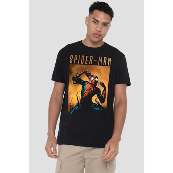 Spider-Man Herr Krypande Venom T-Shirt L Svart Black L