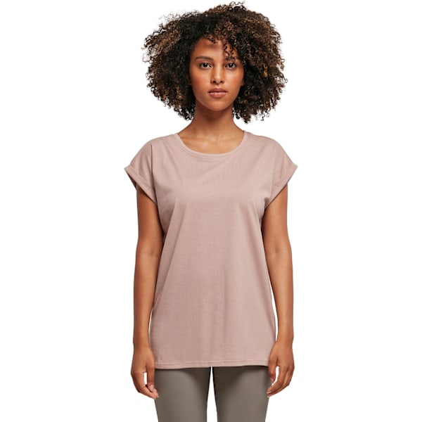 Bygg ditt varumärke Dam/Dam Extended Shoulder T-shirt XS Dus Dusk Rose XS