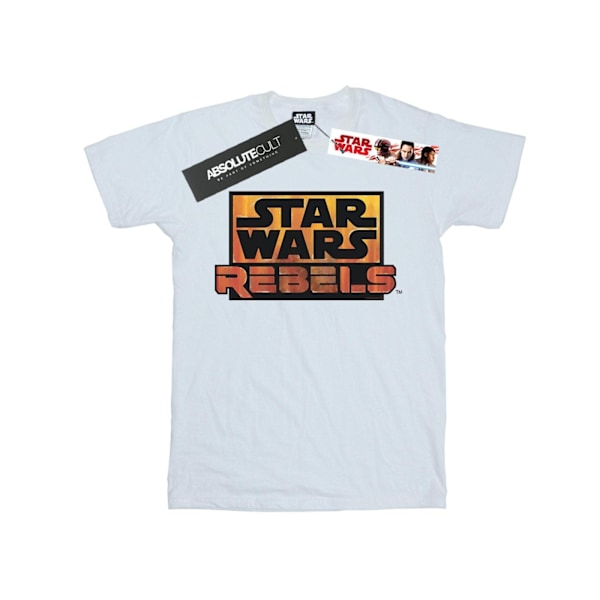 Star Wars Herr Rebel Logo T-shirt L Vit White L