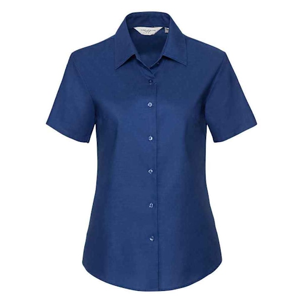 Russell Collection Dam/Dam Oxford Kortärmad Skjorta 6XL Bright Royal Blue 6XL