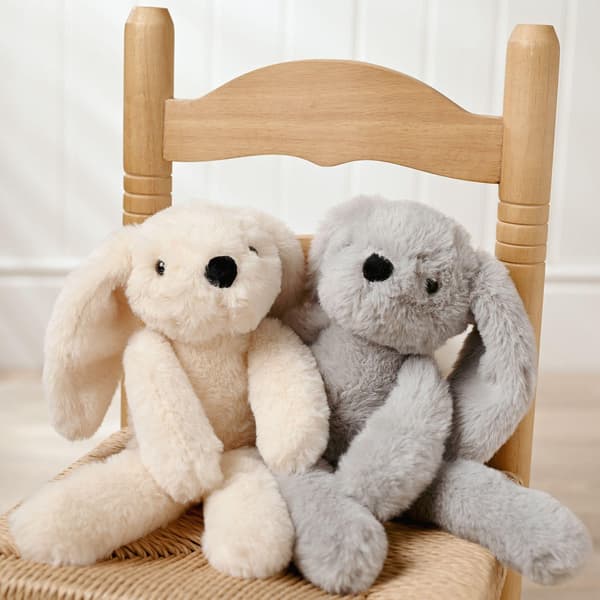 Theo The Plush Long Leg Grey Bunny 35 cm One Size Grey Grey One Size
