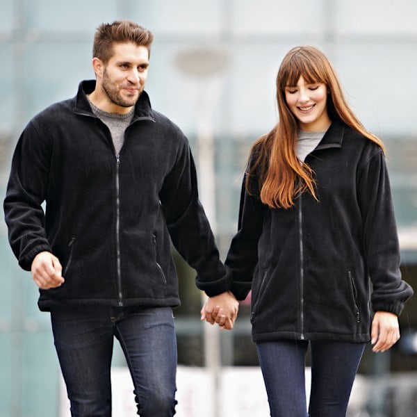 Result Herr Core Fashion Fit Outdoor Fleece Jacka XS Svart Black XS