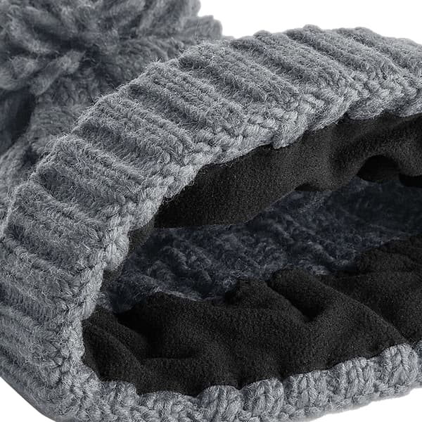 Beechfield Cable Knit Melange Beanie One Size Light Grey Light Grey One Size