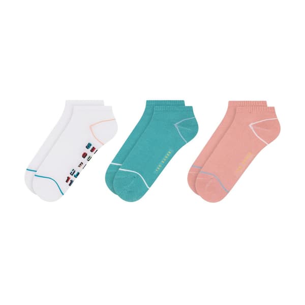 Ted Baker Dam/Dam Bambu Träningsstrumpor (3-pack) 4 UK-8 White 4 UK-8 UK