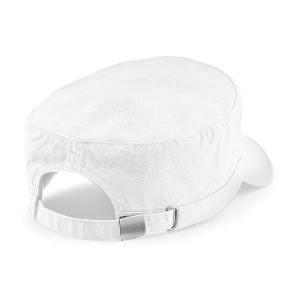 Beechfield Army Cap / Huvudbonad (2-pack) One Size Vit White One Size