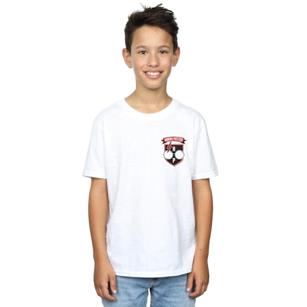 Harry Potter Boys Toon Glasögon Fick T-shirt 7-8 År Vit White 7-8 Years