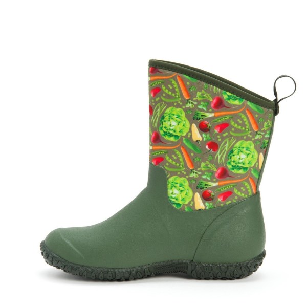 Muck Boots Dam/Dam RHS Muckster II Boots 4 UK grönt print Green Print 4 UK