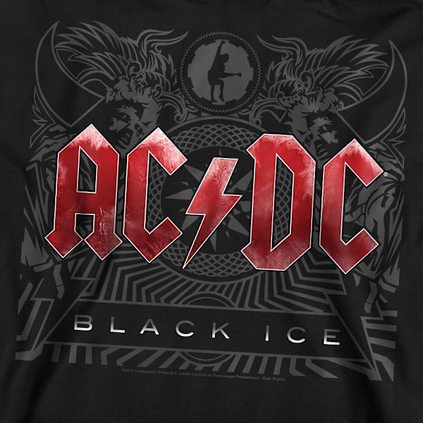 AC/DC Unisex Vuxen Black Ice Sweatshirt M Svart Black M
