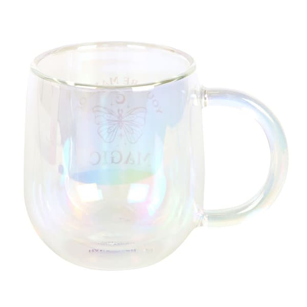 Something Different You Are Made Of Magic Iridescent Glasmugg Clear One Size