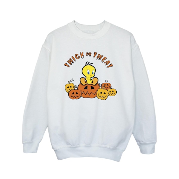 Looney Tunes Flickan Twick Eller Tweat Sweatshirt 3-4 År Vit White 3-4 Years