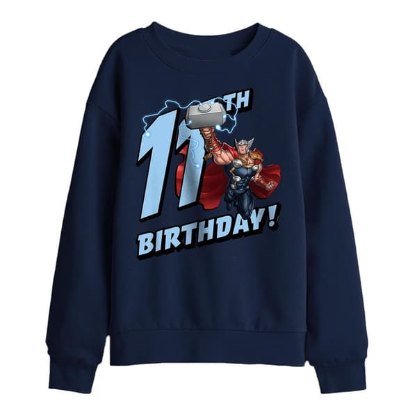 Thor Barn/Barn 11-årsdag Tröja 5-6 år Marinblå Navy 5-6 Years