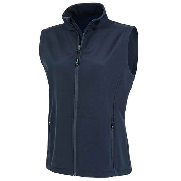 Result Äkta Återvunnen Dam/Dam Softshell Tryckbar Kropp Navy L
