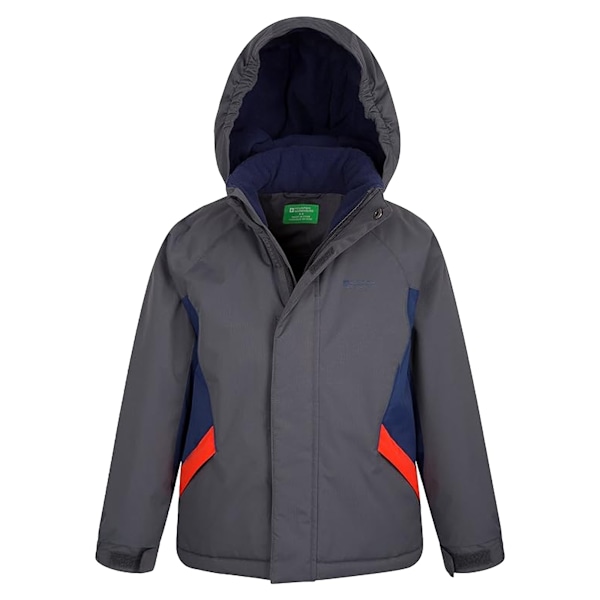 Mountain Warehouse Barnjacka för barn/ungdom Raptor Snow Ski 9-10 år Dark Grey 9-10 Years