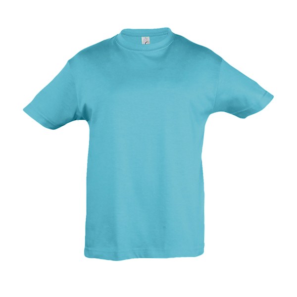 SOLS Kids Regent Kortärmad T-shirt 8 år Blå Atoll Blue Atoll 8yrs