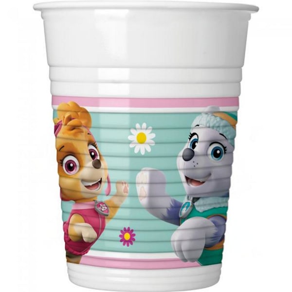 Paw Patrol Spin Master Plast Skye & Everest Festkopp (Förpackning med 8) Green/Pink/White One Size