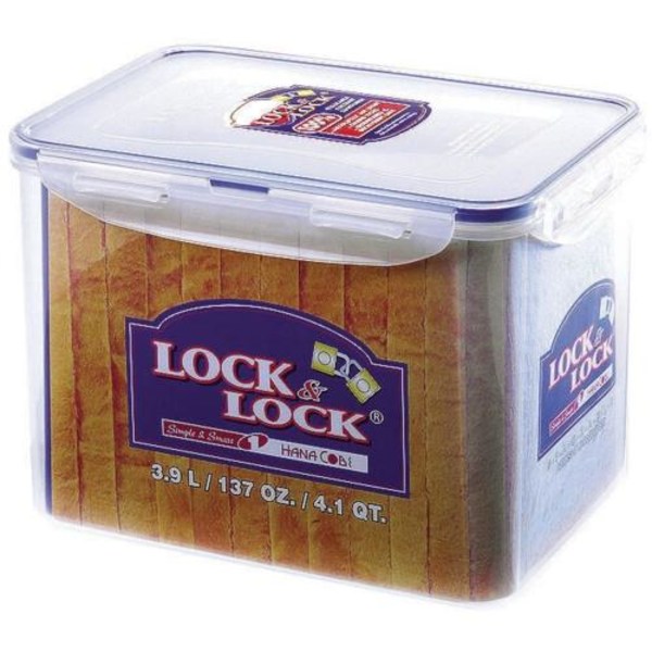 Lock & Lock Rektangulär Matbehållare 3,4L Transparent Transparent 3.4L