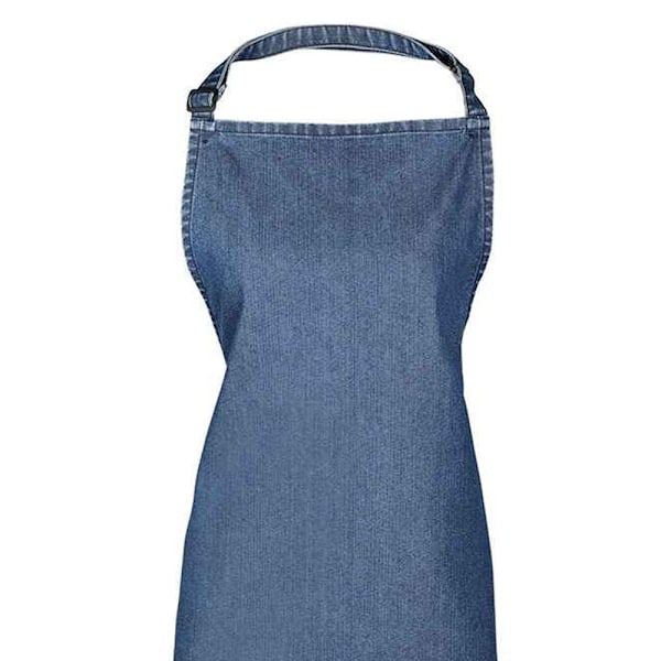 Premier Unisex Vuxen Enfärgad Förkläde One Size Indigo Denim Indigo Denim One Size