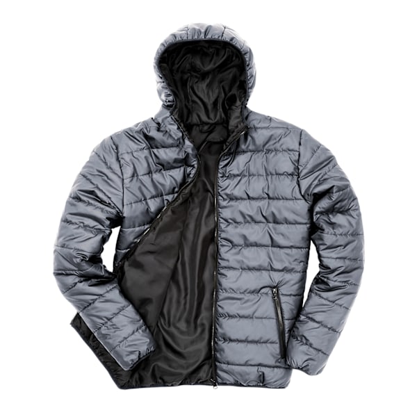 Result Core Herr Mjukt Vadderad Jacka XL UK Frost Grey/Svart Frost Grey/Black XL UK