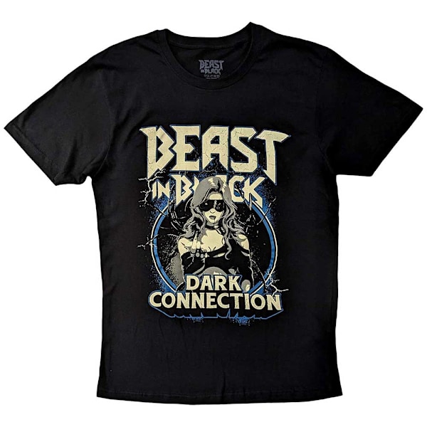 Beast In Black Unisex Adult Dark Connection Girl T-Shirt XXL Svart Black XXL