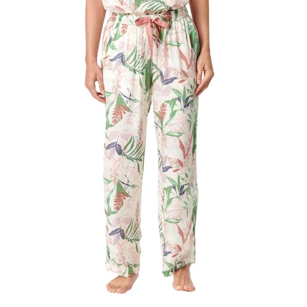 CCDK Copenhagen Pyjamasbyxor för kvinnor/damer med Katrina lövtryck Snow White 8 UK
