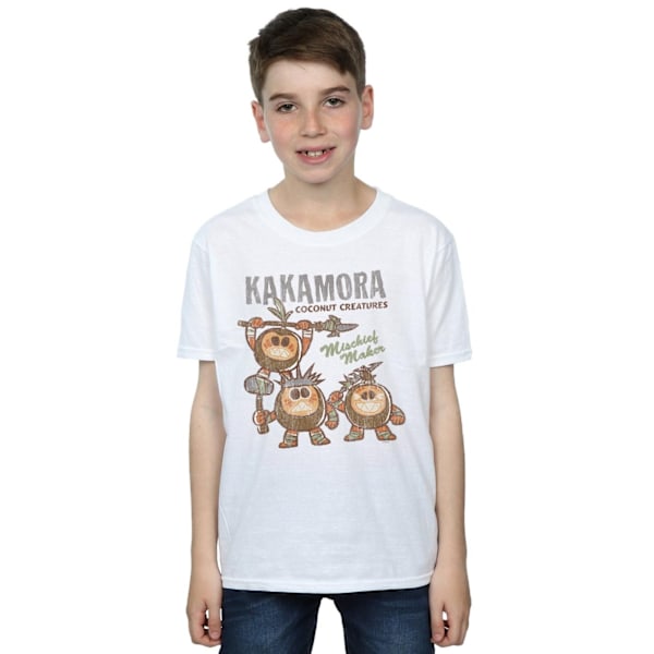 Disney Boys Moana Kakamora Mischief Maker T-Shirt 5-6 år Vit White 5-6 Years