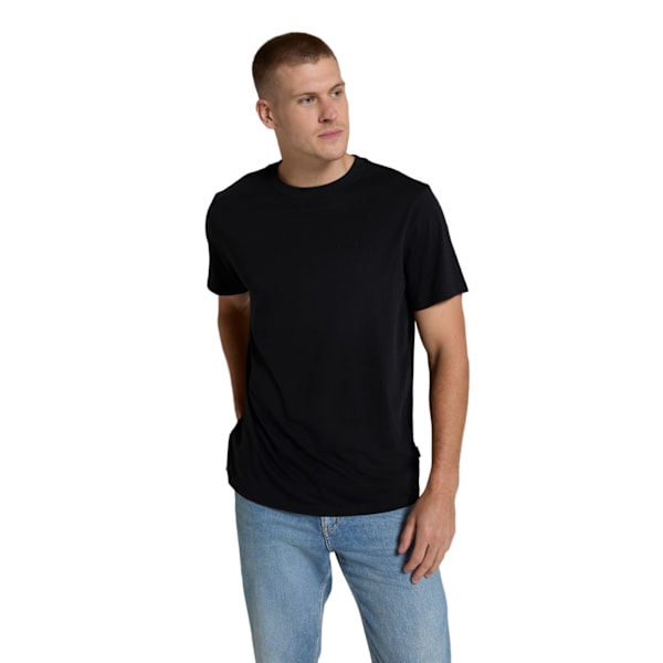 Animal Mens Icon Organic T-Shirt XS Jet Black Jet Black XS