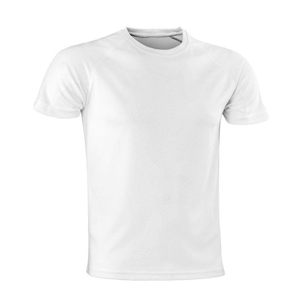 Spiro Mens Impact Aircool T-Shirt XL Vit White XL