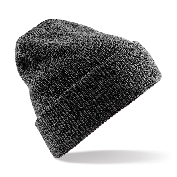 Beechfield Heritage Unisex Premium Plain Winter Beanie H Antique Grey One Size